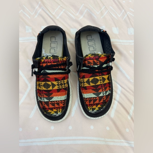 Hey Dude Shoes - Hey dude Colorful Geometric Patterned Shoes